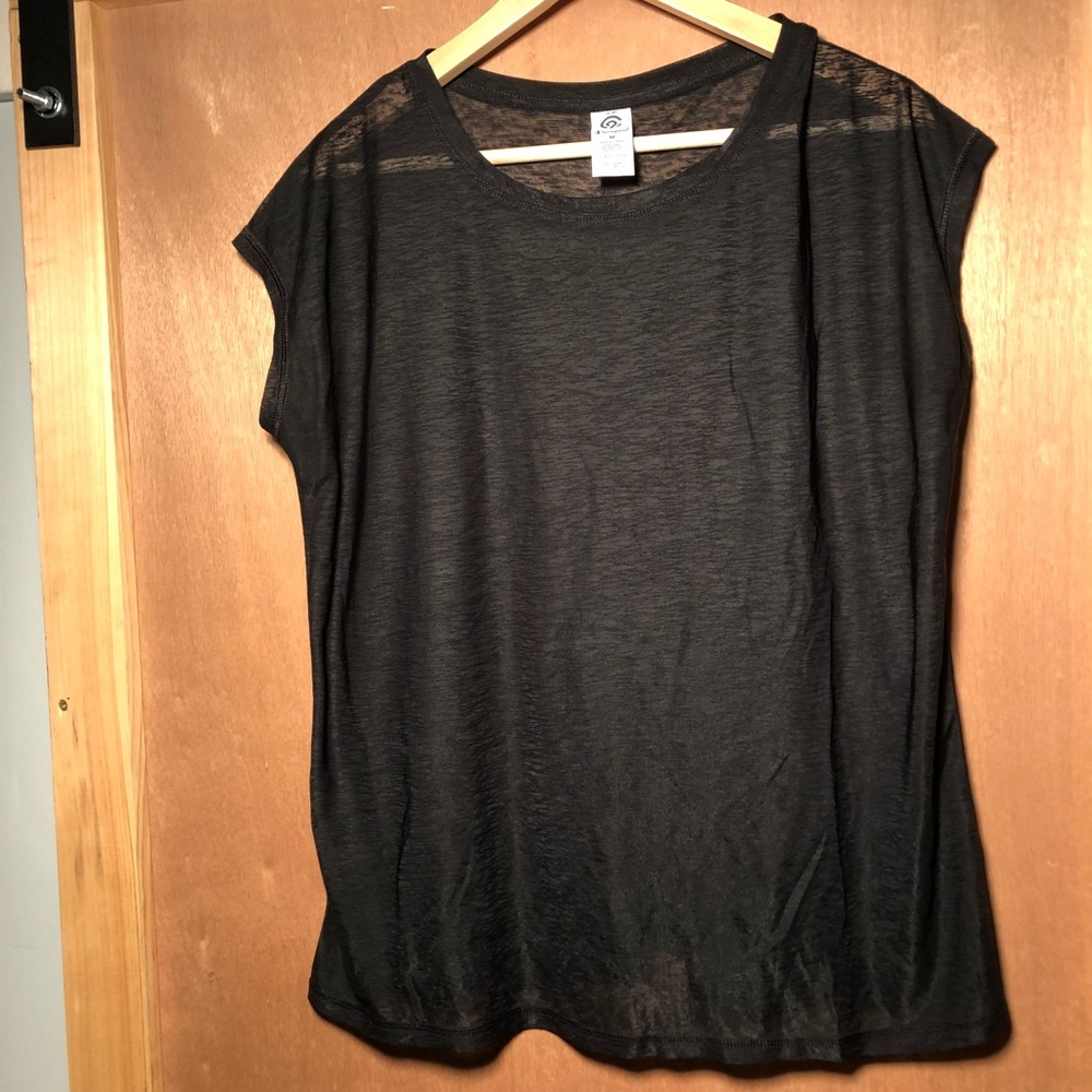See through WORKOUT shirt